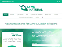 Tablet Screenshot of lymenatural.com